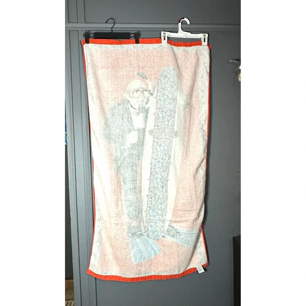 Vintage Six Flags Amusement Park‎ Towel Y2K beach towel Joe Cool surfboard 1991